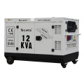 12KVA EV80 Motor Silent estable Potencia de dos cilindros Generador diesel enfriado por agua